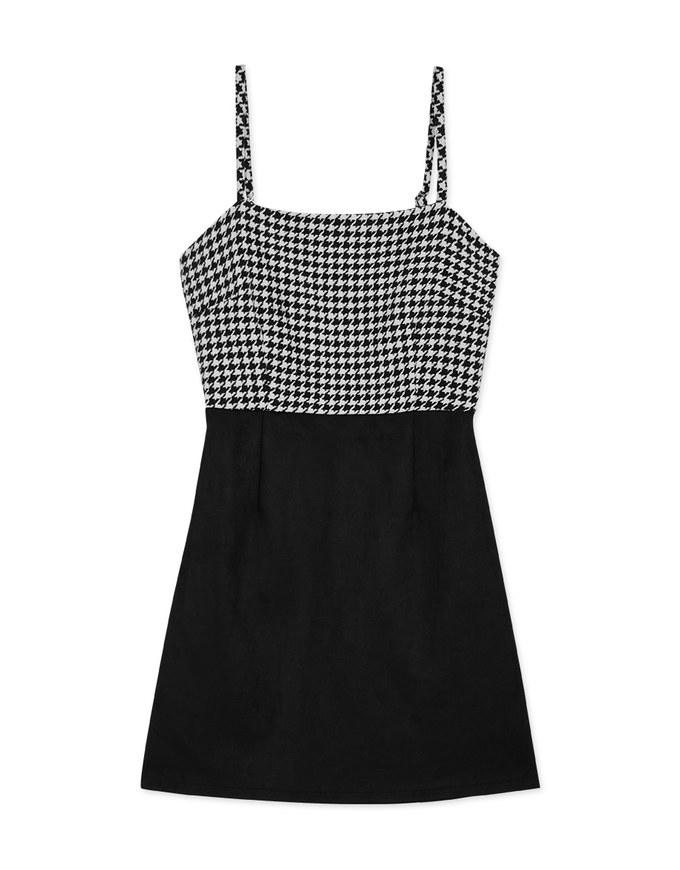 Plaid Vest Mini Dress