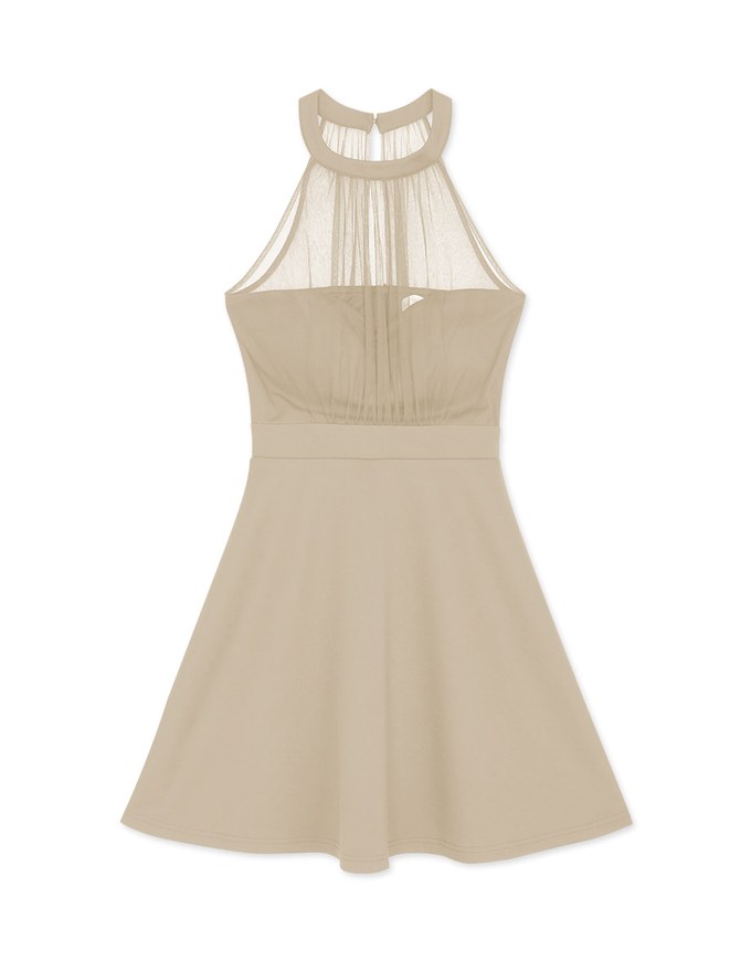Flared Cami Mini Skirt (With Chest Pad)