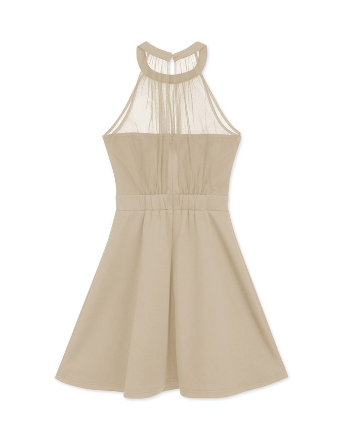 Flared Cami Mini Skirt (With Chest Pad)