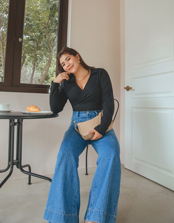 Straight-Grain Crop Top