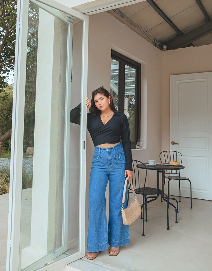Straight-Grain Crop Top