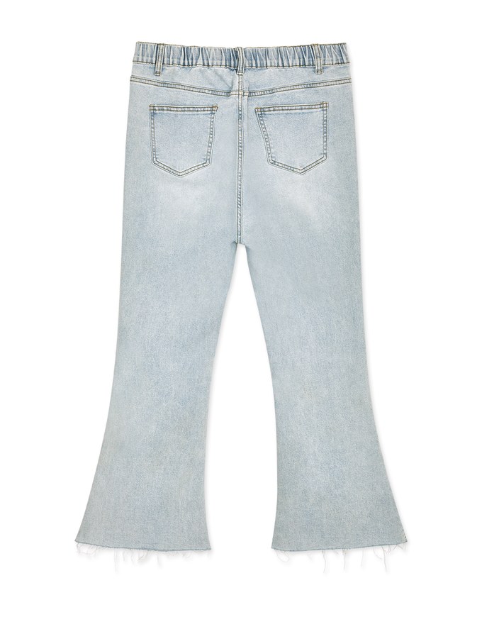 【Mi's Pick】High Waisted Washed Jeans