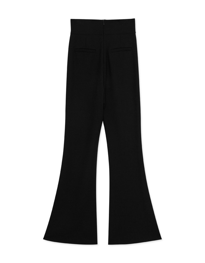 Stark Minimalism High Waisted Flare Pants