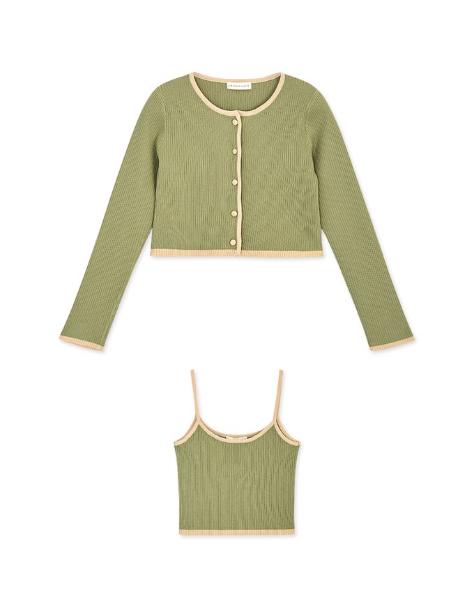 Refined Two Piece Knit Top