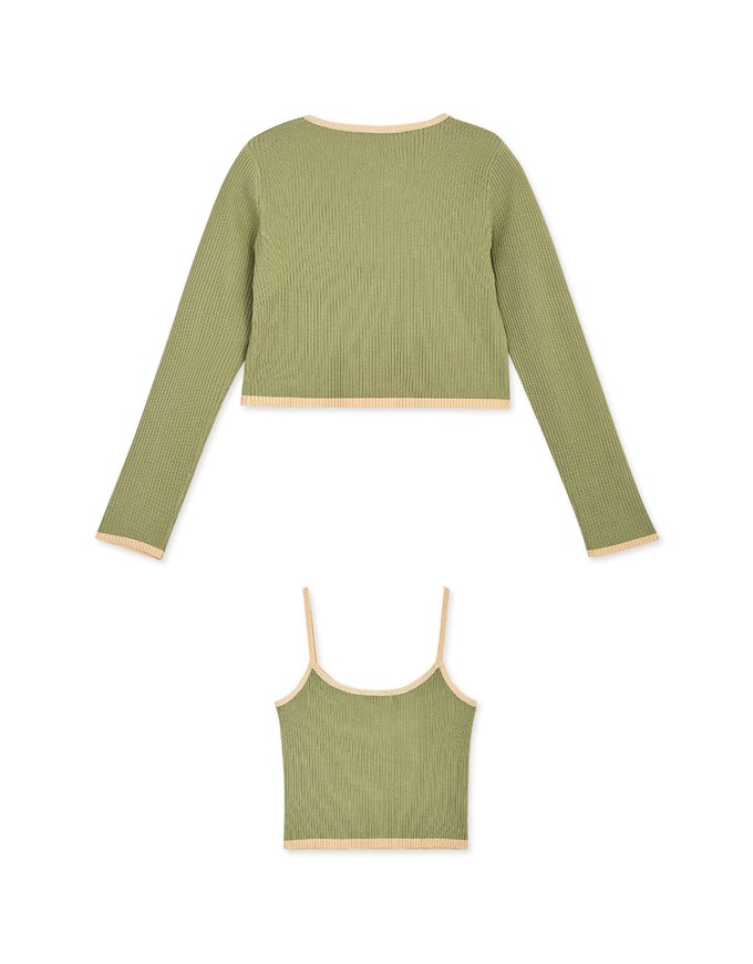 Refined Two Piece Knit Top