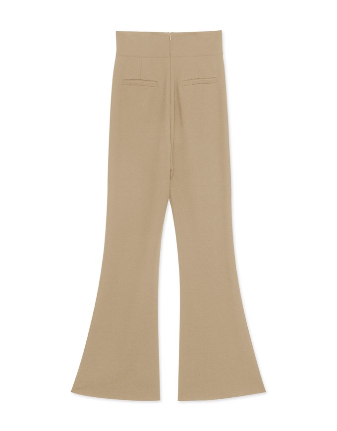 Stark Minimalism High Waisted Flare Pants