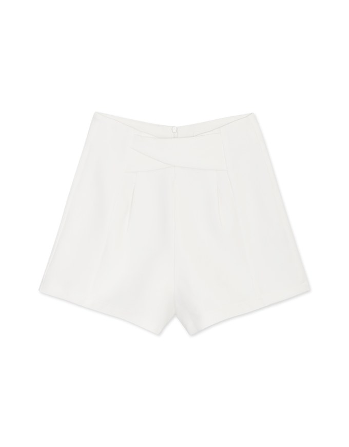 Enhanced Overlap Slim Shorts