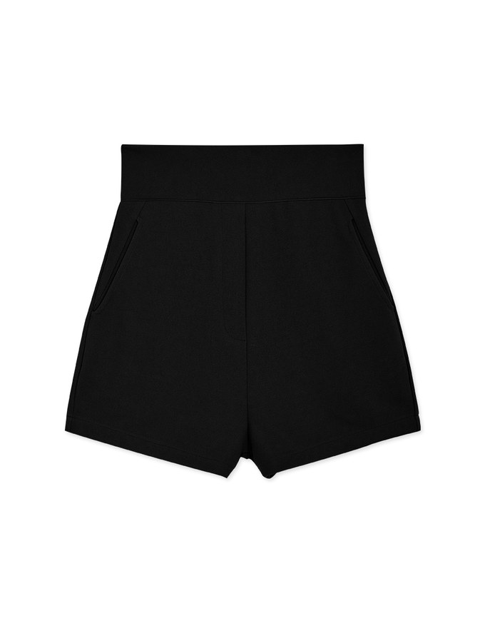 Stark Minimalism High Waisted Shorts