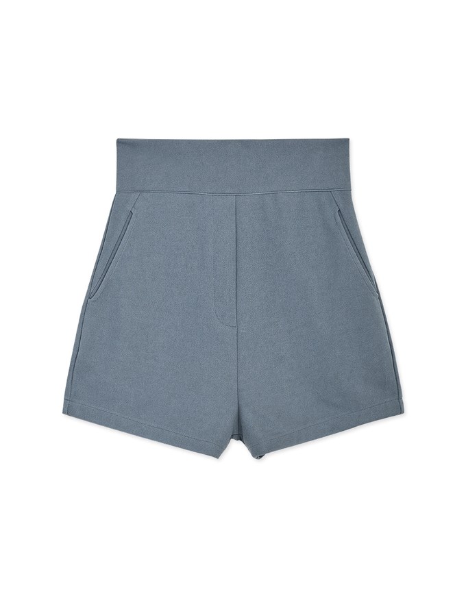 Stark Minimalism High Waisted Shorts