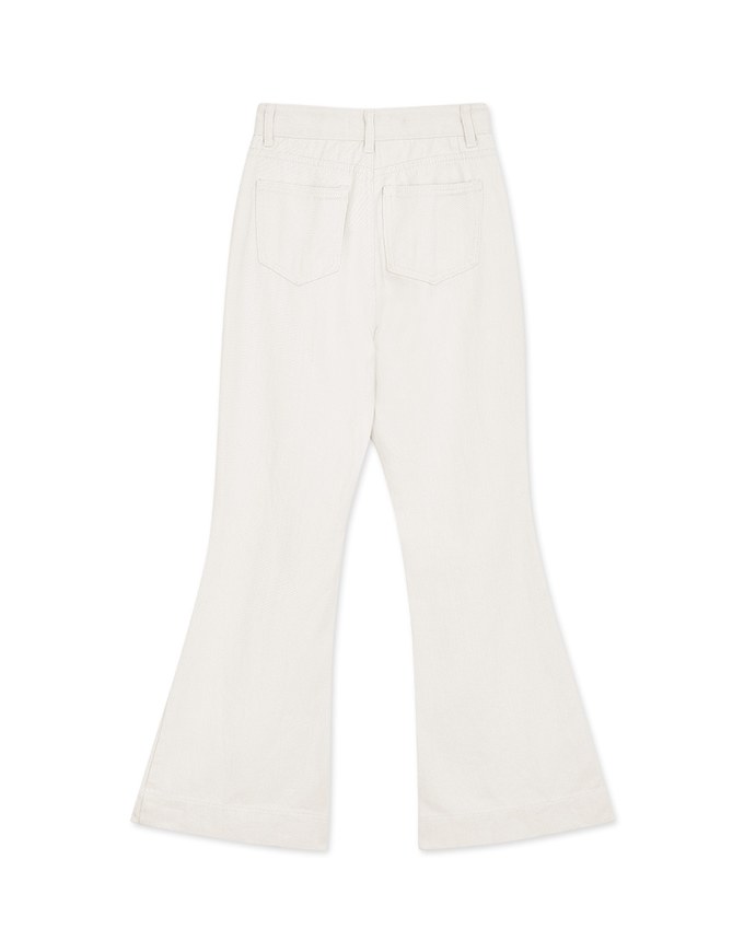 Slim Fit Long Leg Flare Pants