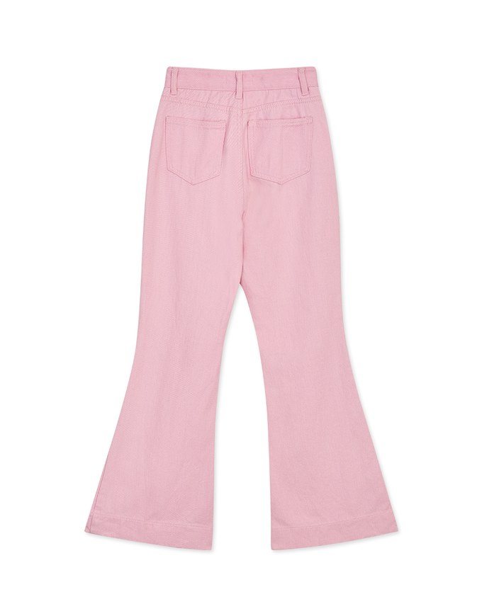 Slim Fit Long Leg Flare Pants