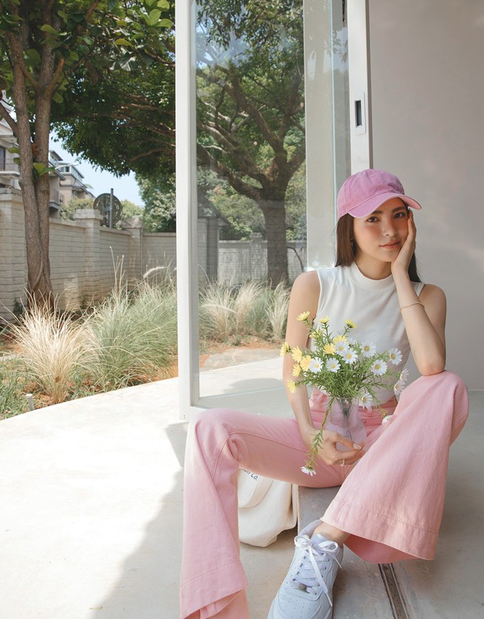 Slim Fit Long Leg Flare Pants
