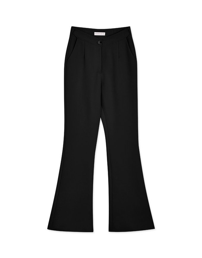 Sleek CEO Invisible Elastic Flare Pants