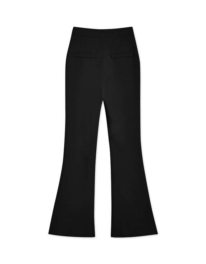 Sleek CEO Invisible Elastic Flare Pants