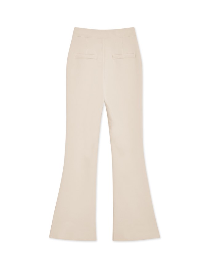 Sleek CEO Invisible Elastic Flare Pants
