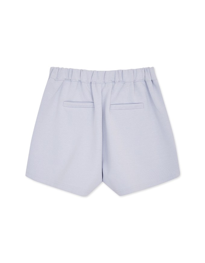 Plain Cotton Elastic Shorts