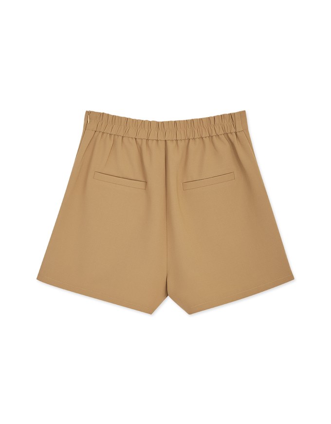 Wide Pleated Elasticated Skorts