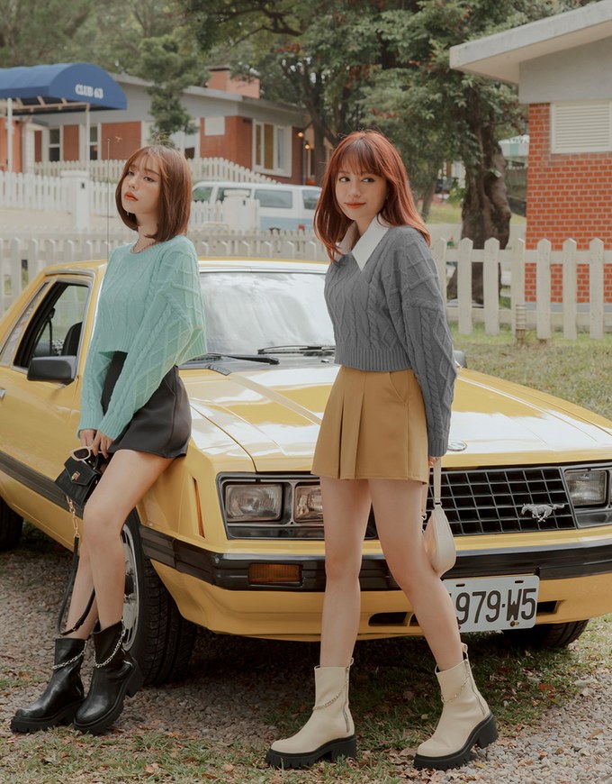 Wide Pleated Elasticated Skorts