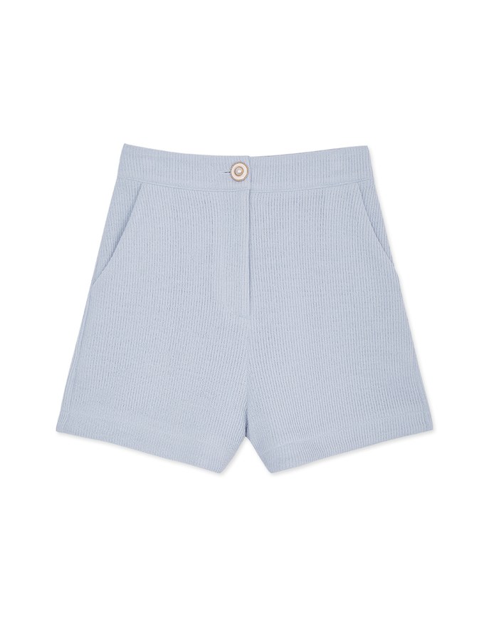 Beaded Striped Loose Shorts