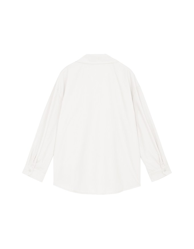 Elevated Casual Oversized Blouse Shirt