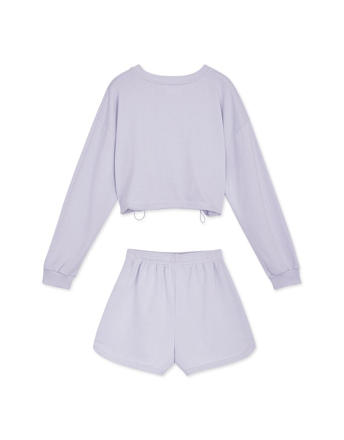 Casual Cooling Embroidered Shorts Set
