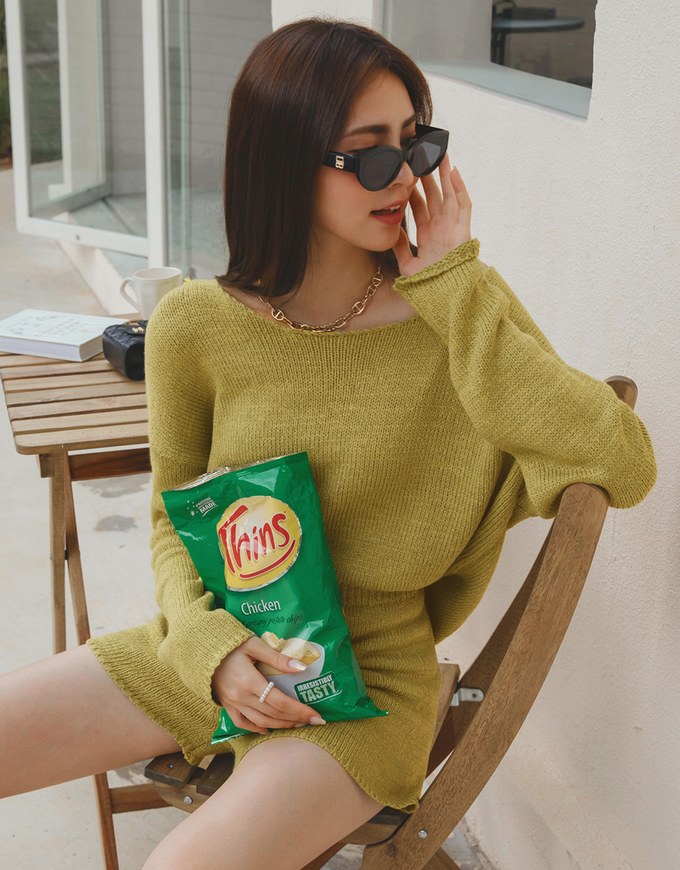 Laidback Long Sleeve Knit Top