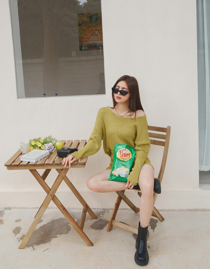 Laidback Long Sleeve Knit Top