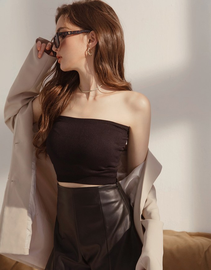 2Way Bra Padded Tube Top (With Padding)