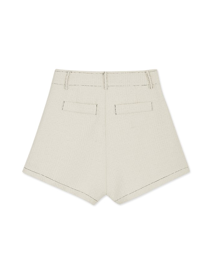 Classic Tweed Textured Shorts