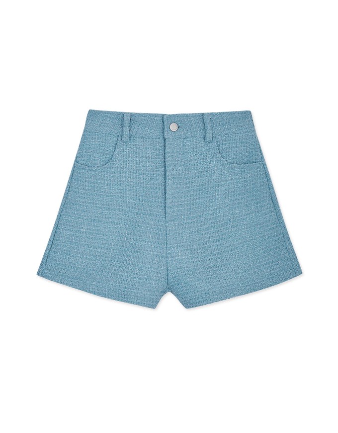 Classic Tweed Textured Shorts