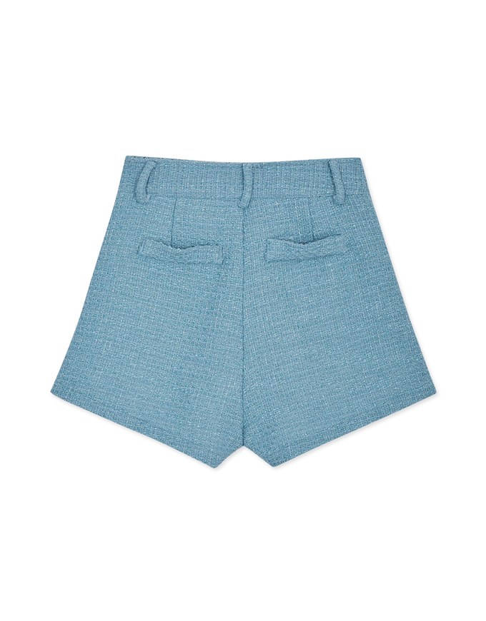Classic Tweed Textured Shorts