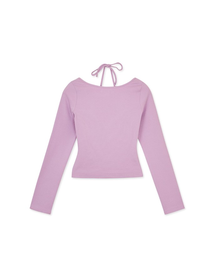 Halter Layered Knit Top