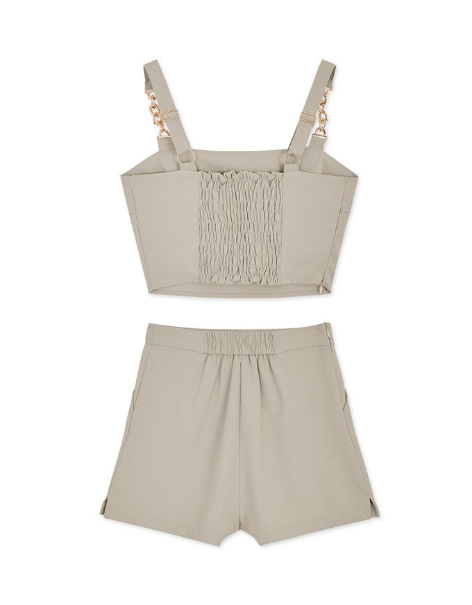 Gold Chain Shoulder Strap Setwear