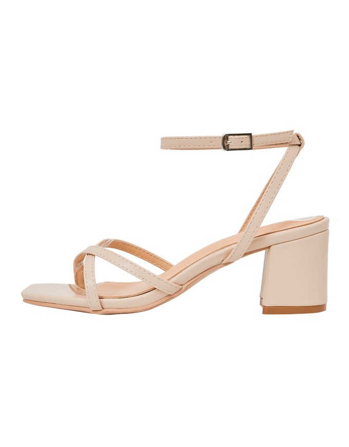 CrossDesignMid-Heel Sandals
