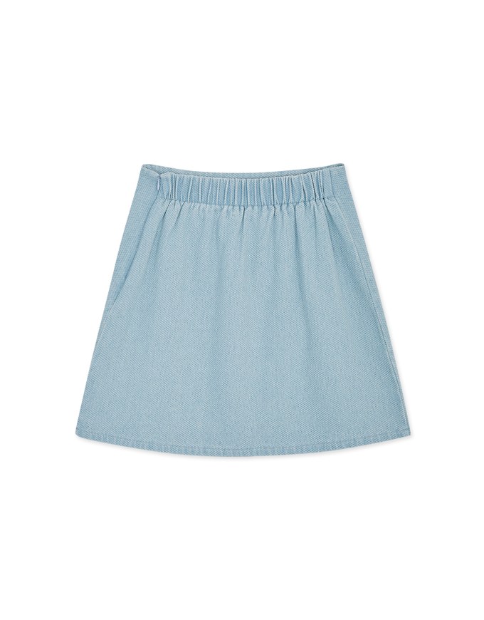 High Waisted Denim Jeans Skirt
