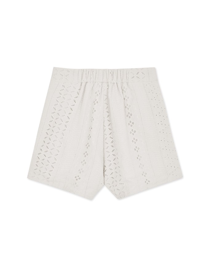 Lace Elastic A-Line Shorts
