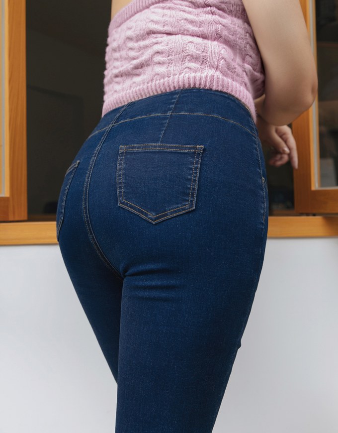 No Filter Slim Fit Denim Jeans Pants