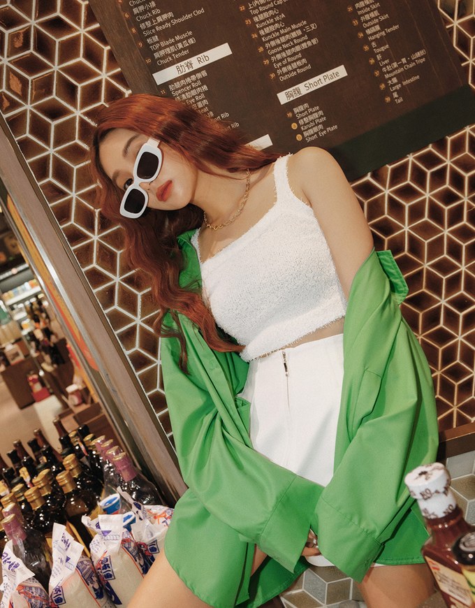 Thick Strap Crop Cami Top
