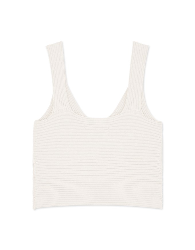 Refined Knit Tank Bra Top