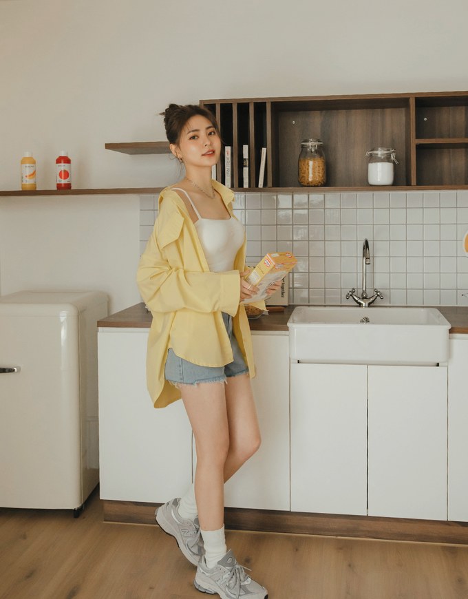 Anti-Wrinkle Iron Free Loose Long Blouse Shirt