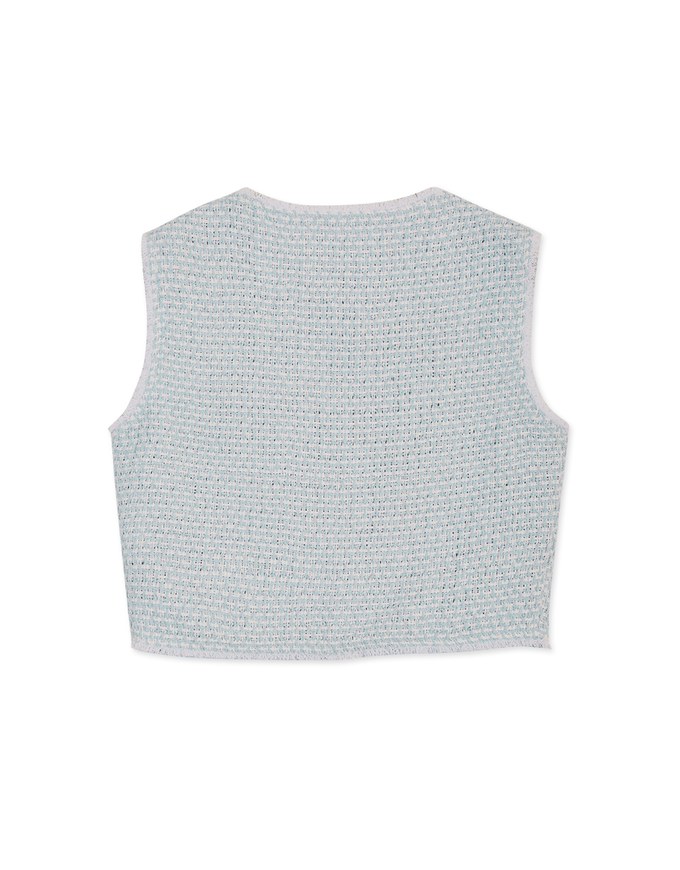 Classic Tweed Checkered Vest