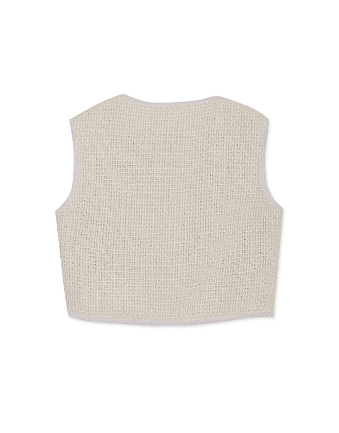 Classic Tweed Checkered Vest