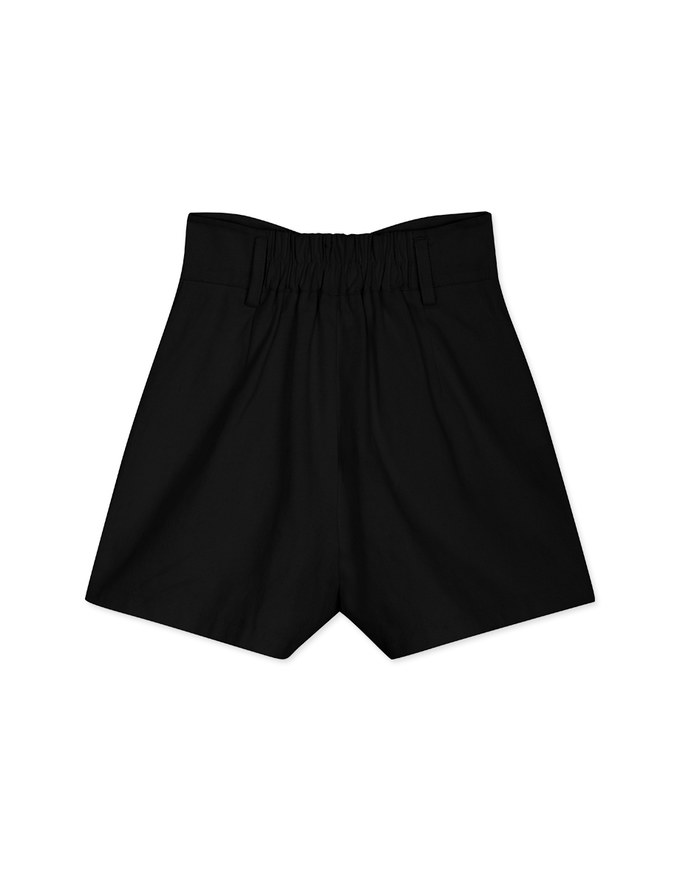 V Line High Waisted Elasticated Shorts