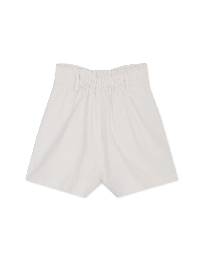 V Line High Waisted Elasticated Shorts