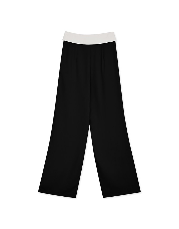Edgy Chic Lapel Suit Pants