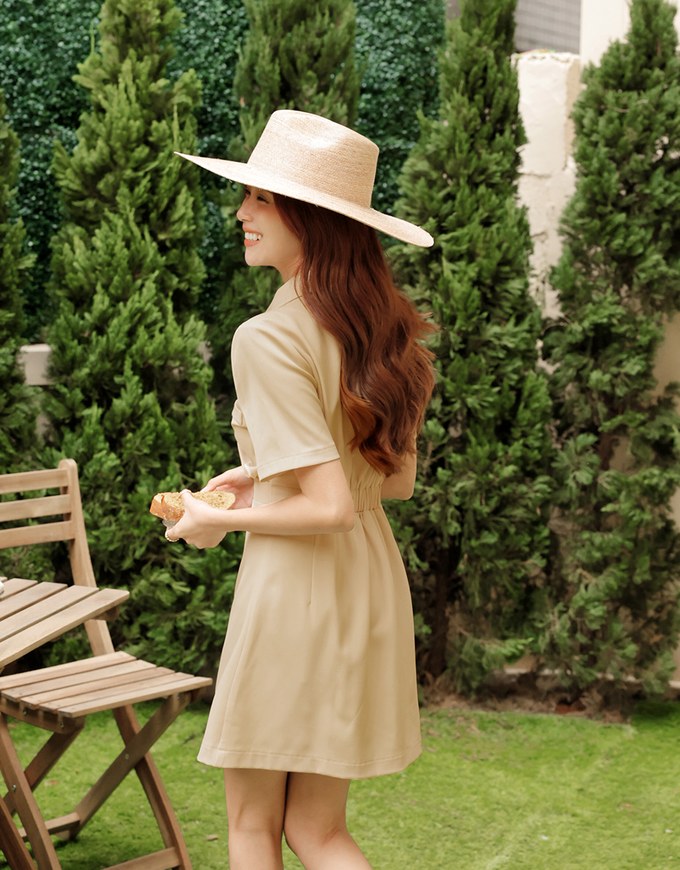 Lapel Suit Mini Dress
