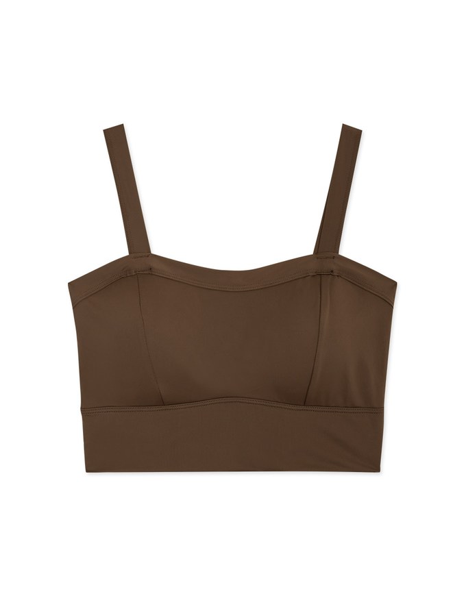 Airy Cooling Wide Shoulder Straps Bra Top