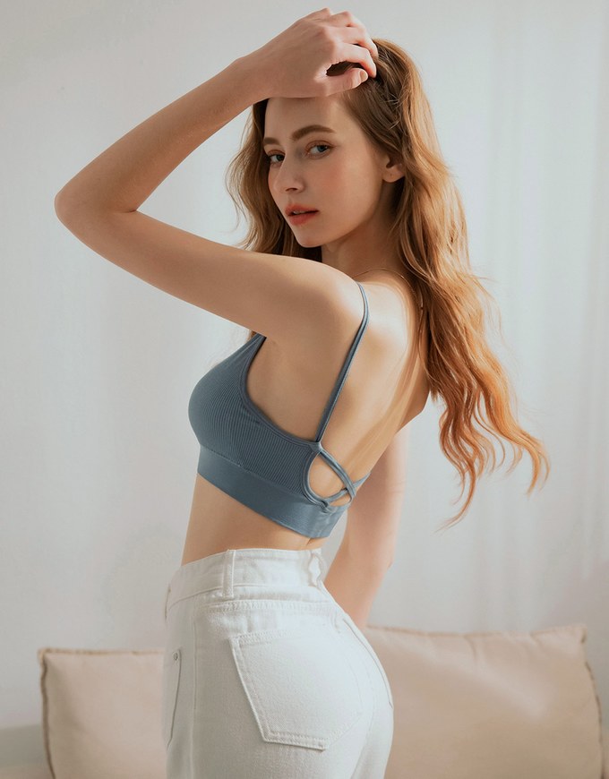 Cross Back Bra Top