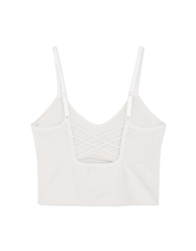 Cross U-Shaped Crop Bra Top
