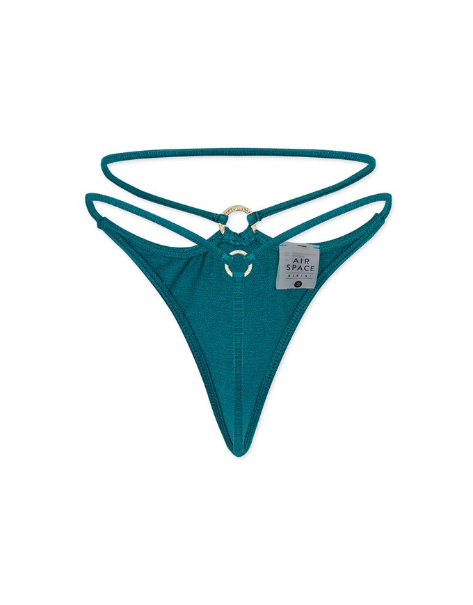 Single Ring Hollow Sexy Thong Bikini Bottom